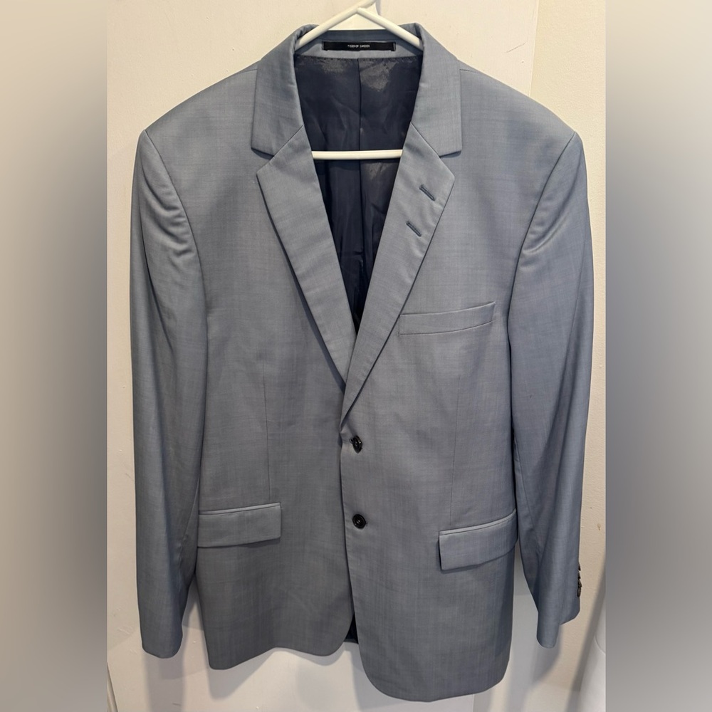 Tiger of Sweden Wool Silk gray Blazer sports coat jacket office street slim 54R